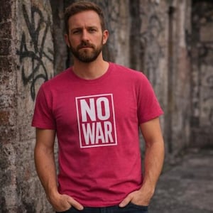 No War cotton t-shirt, ideal gift