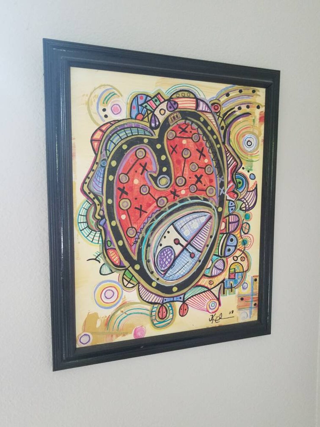 Autism Heart- Design for Autism Shirts-modern Abstract Art by Kim Dean ...