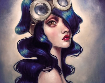 Moonlight. Fine art print. 11x14 inches