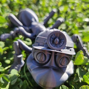 Shiny Black Flexi Miner Ant