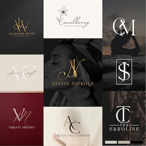 I Will Create Professional Logo Design For Your Business| Initial Logo | Minimalist Logo | Lash Logo | Wedding Logo | Photography Logo
