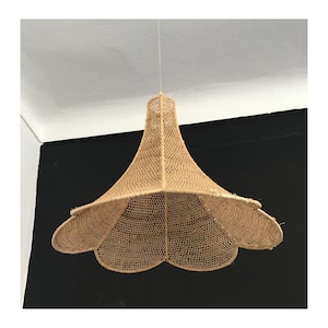raffia pendant light , hanging lamp shade in raffia