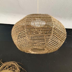 ball Pendant Light High Quality Handmade ball raffia doom pendant light , hanging lamp shade in raffia doom