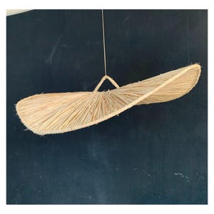 New Style Wave Chandelier , Natural Wicker chandelier, Handmade Rattan Chandelier, straw Lampshade, Rattan Lamp shade, Rattan Light