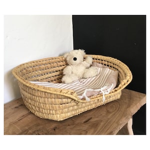 palm leaf pet basket