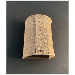 raffia sconce wall decor ,raffia wall light stripe sconce raffia wall decor
