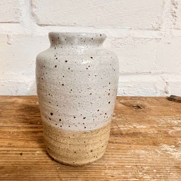 Small Jar Vase, White Bottle Vase, Simple Style Vase
