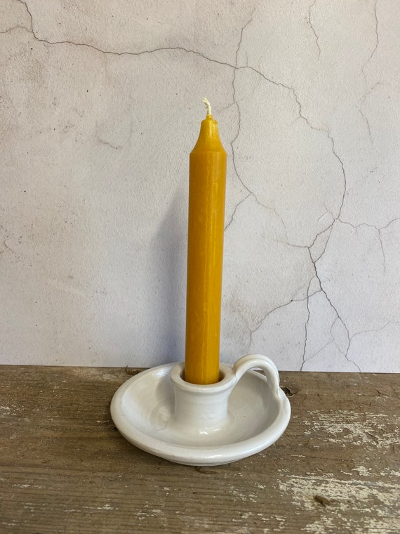 Candlestick, Old Fashioned Candlestick, Hand Thrown Candlestick