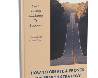 Job Search Strategy Guide PDF | 7-Step Roadmap For Beginners | Instant Download Career Planner