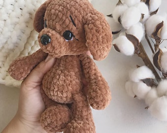 Crochet dog pattern crochet puppy pattern: Butter the Golden Retriever |Amigurumi PDF pattern|English