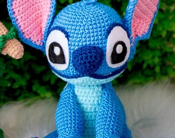 2-in-1 Stitch & Angel Amigurumi PDF Crochet Pattern – Detailed Step-by-Step Tutorial with Accessories – Digital Download, English Only