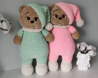 Teddy Bear Crochet Pattern, Bear Crochet Pattern, Amigurumi Teddy Bear Pattern, Bear Crochet Toy, Pattern In English