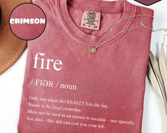 Comfort Colors Funny Definition Shirt: Silly Dictionary Gift