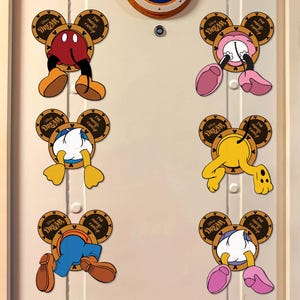 Personalized Disney Mouse Porthole Magnet, Mickey & Friends Cruise Magnet, Disney Cruise Line Magnets, Family Cruise Ship Stateroom Door