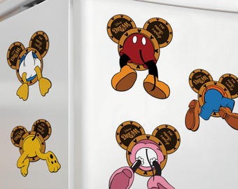 Custom Disney Mouse Porthole Magnet, Mickey & Friends Cruise Magnet, Disney Cruise Line Magnets, Family Cruise Ship Stateroom Door