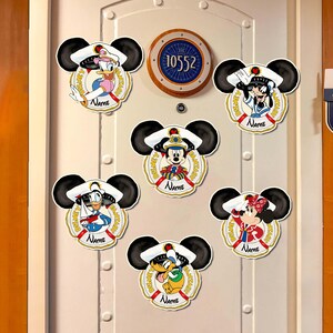 Benutzerdefinierte Disney Cruise Magnet, Familie Cruise Türmagnet, Mickey Cruise Magnet, Disney Cruise Line, Kreuzfahrtschiff Magnet, Disney Familienmagnet