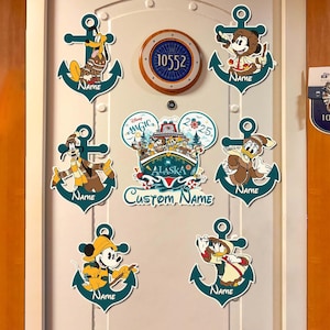 Personalized Disney Alaska Cruise Magnet, Disney Cruise Line Magnet, Disney Wonder Cruise Door Magnet, Mickey and Friends Cruise Magnet