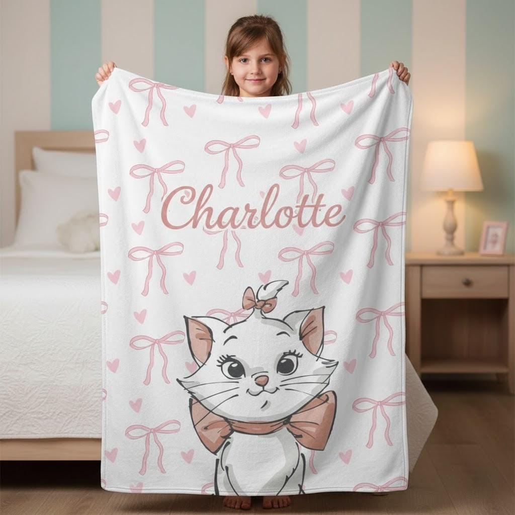 Marie cat blanket - Etsy 日本