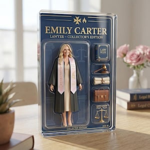 Custom Lawyer Graduation 2026 Acrylic Plaque, Personalized Attorney Gift, Law School Graduation Keepsake, Legal Theme Acrylic Block image 7