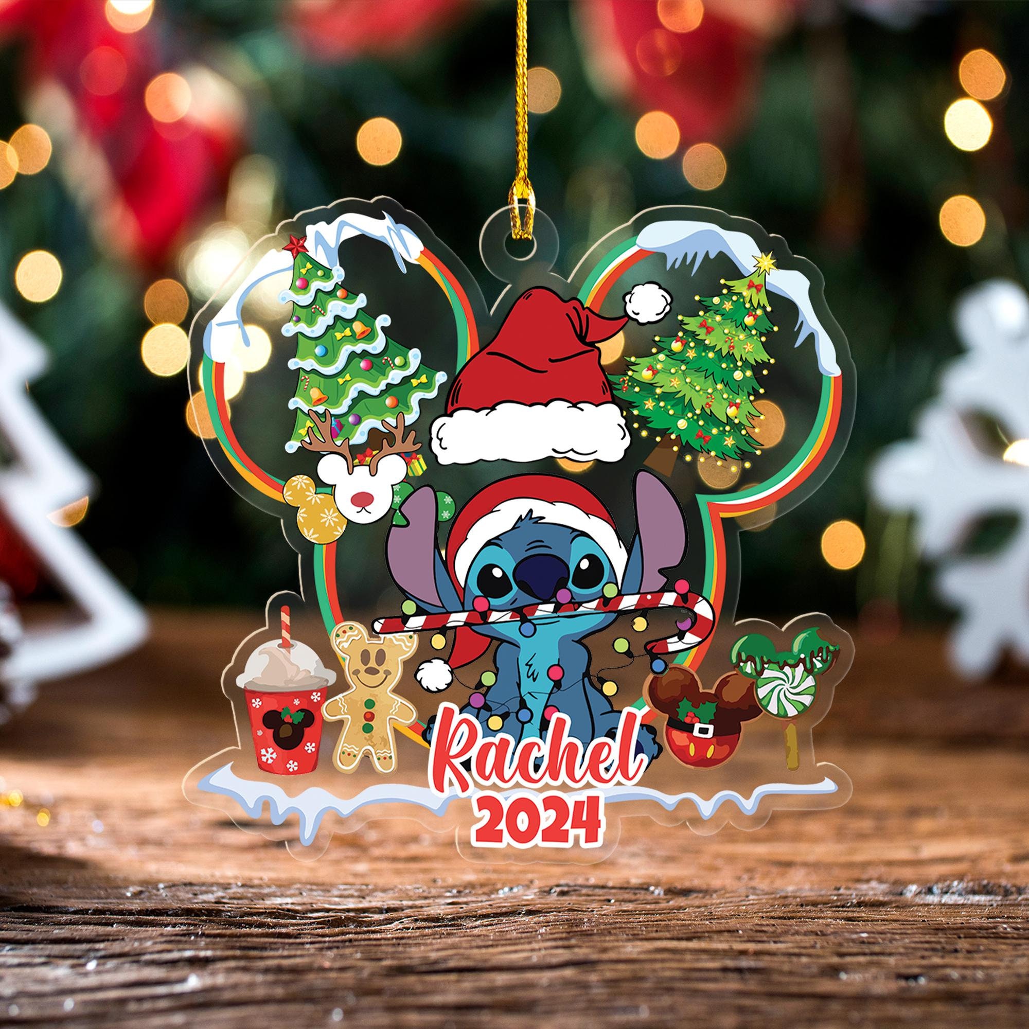 パーソナライズされたリロ＆スティッチのオーナメント、スティッチの