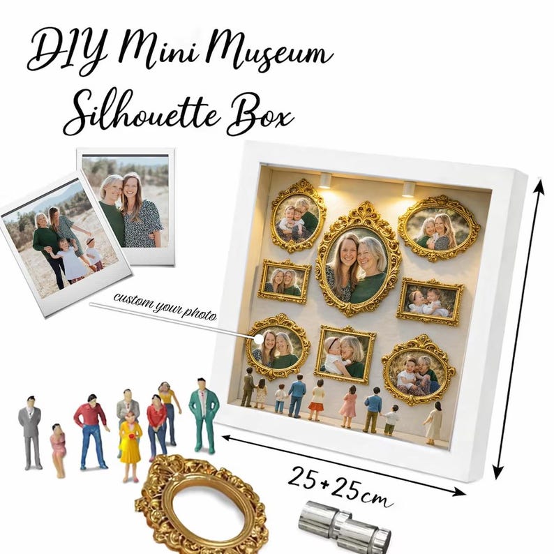 DIY Mini Museum Silhouette Box Met LED-verlichting