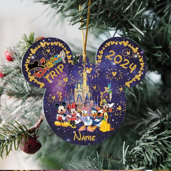 Disney Family Trip 2024 Ornament, Disney Family Ornament 2024