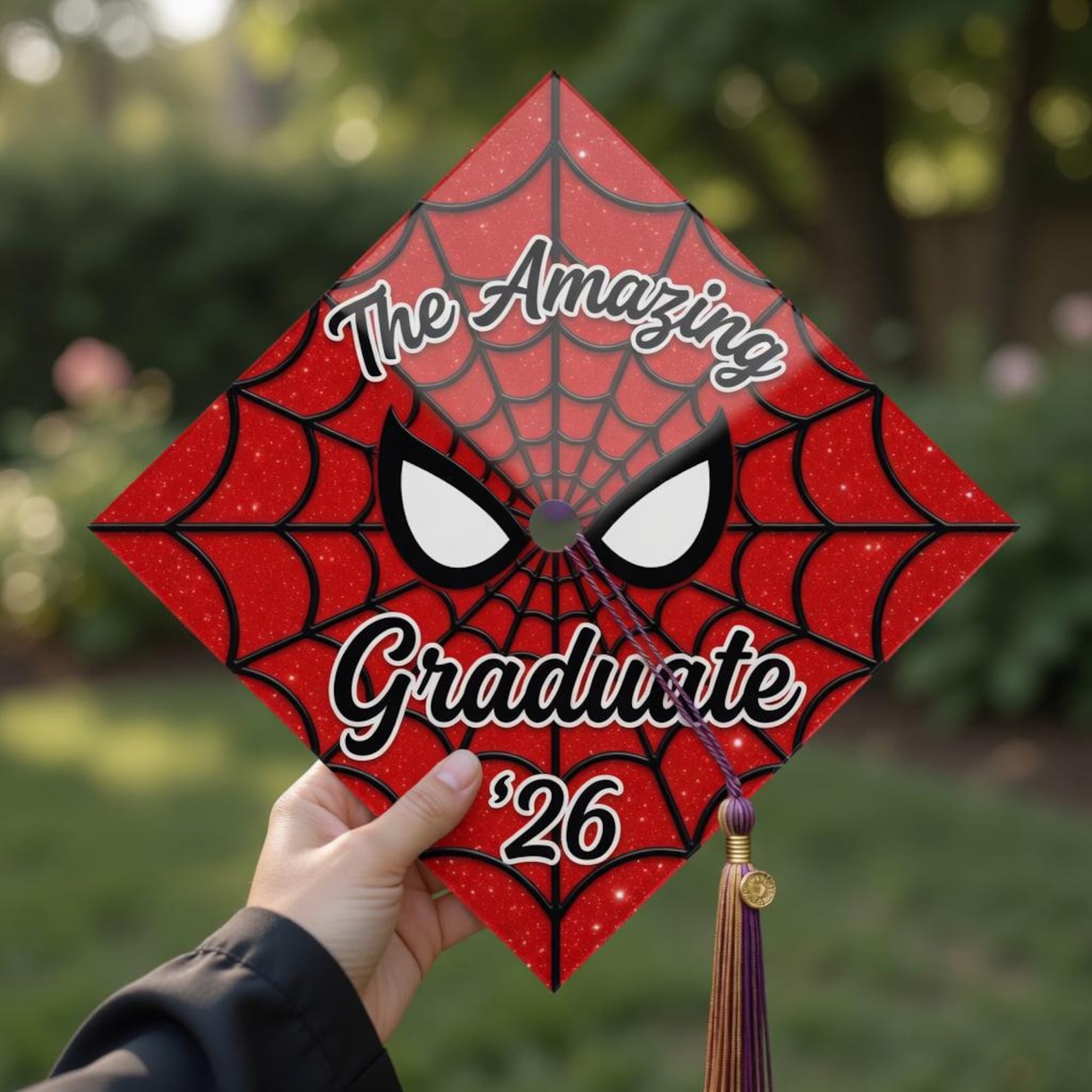 Spiderman Graduation Spiderman Graduation Cap Topper 2026, the Amazing Graduate Cap, Marvel ...