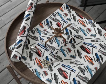 Squarebody Truck Wrapping Paper, Car Enthusiast Gift