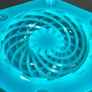 3Dロダンコイルシリコンモールド：表面を滑らかにしたPEMF鋳造モールド - 鏡面仕上げ 画像 8