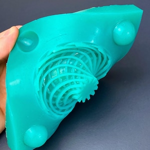 Rodin Coil Silicon Mold Mould 3D Pre-Smoothed Diameter PEMF Coil