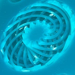 3Dロダンコイルシリコンモールド：表面を滑らかにしたPEMF鋳造モールド - 鏡面仕上げ 画像 5
