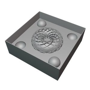 70mm Rodin Coil PEMF Mould 3D File STL 3D Print