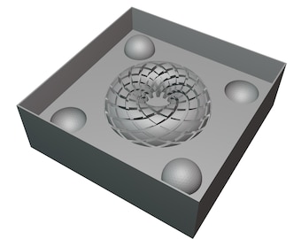 70mm Rodin Coil PEMF Mould 3D File STL 3D Print