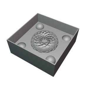 40mm Rodin Coil PEMF Mould 3D File STL 3D Print