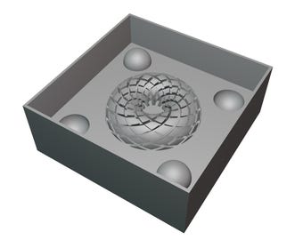 40mm Rodin Coil PEMF Mould 3D File STL 3D Print