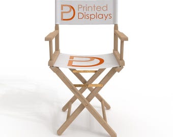 Custom Printed Personalised Directors Chair