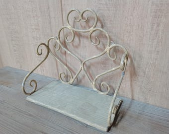 Metal Shelves Hand Carved Shelves Vintage Style Shelves Country Style Shelves Farmhouse Decor Wall Decor New House Gift