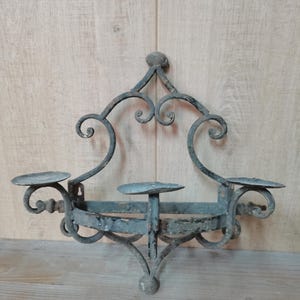 Vintage Style Candle Holders Metal Candle Holders Rustic Candle Holders Wall Decor Farmhouse Decor Home Decor