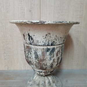Vintage Distressed Flower Pots Shabby Chic Flower Pots Handmade Flower Pots Plant and Flower Display Garden Ornaments