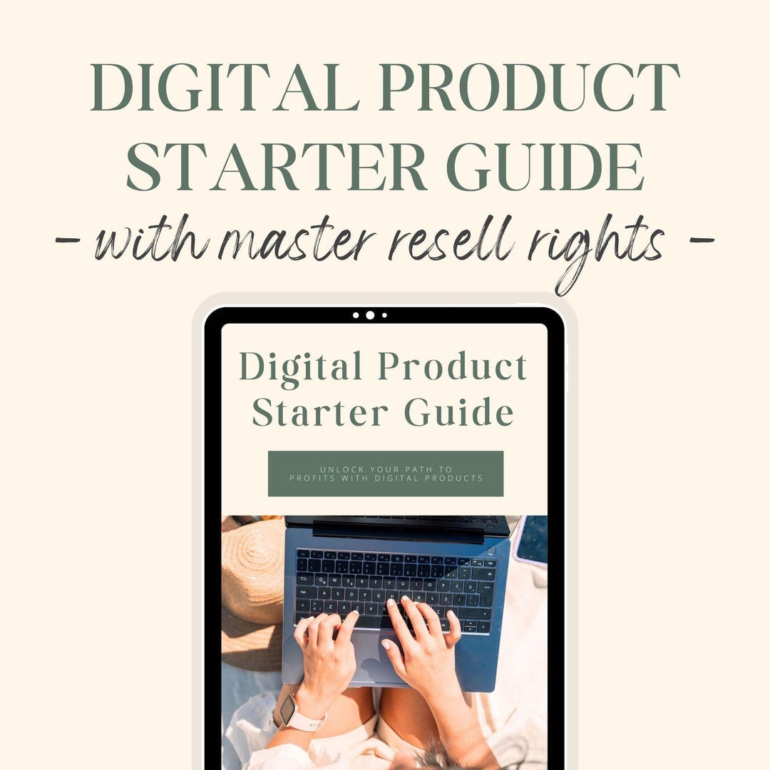 Digital Product Starter Guide: Master Resell Rights, Passive Income ...