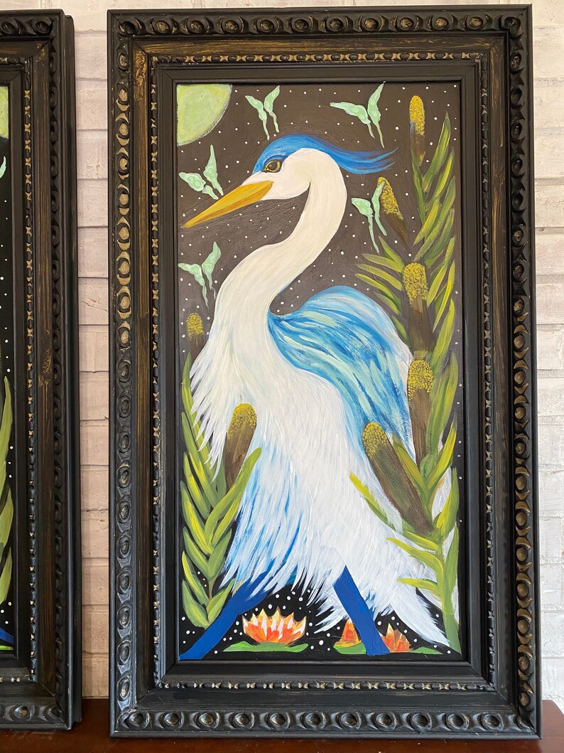 Adorning Herons Diptych image 6