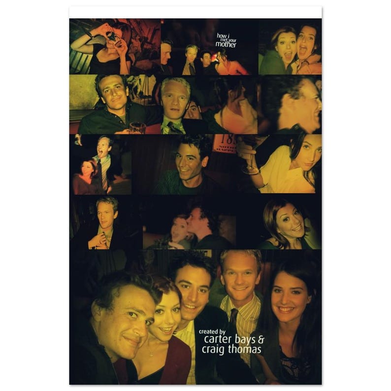 How I Met Your Mother Poster Etsy