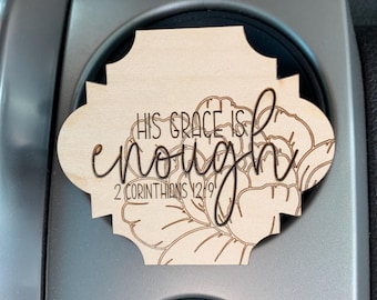 Christian Car Vent Clip - Motivational Wood Vent Clip - Inspirational Vent Clip - Car Air Freshener - Aromatherapy - Christian Quote