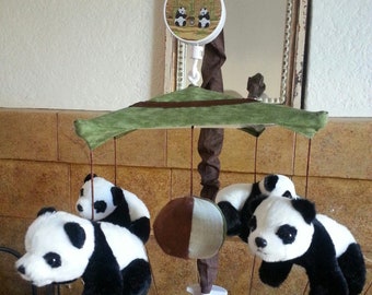 Panda-monium Crib Mobile (other animals available too)