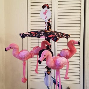 Flamingo Fantastico Crib Mobile - 4 figures