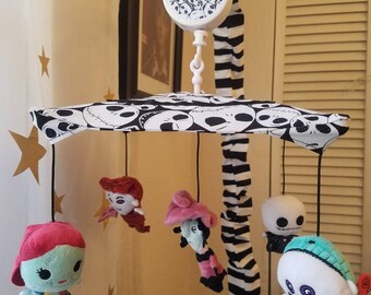 jack skellington crib bedding