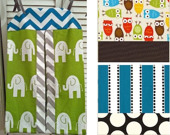 CUSTOM Diaper Stacker - your choice of fabrics