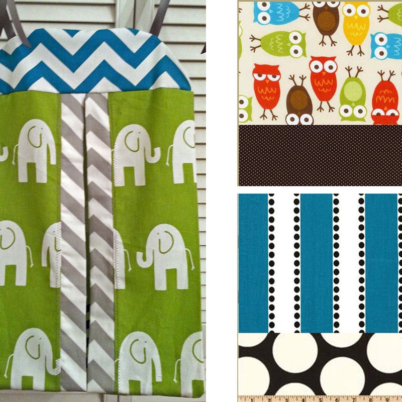 Washable Baby Diaper In Owl Design
