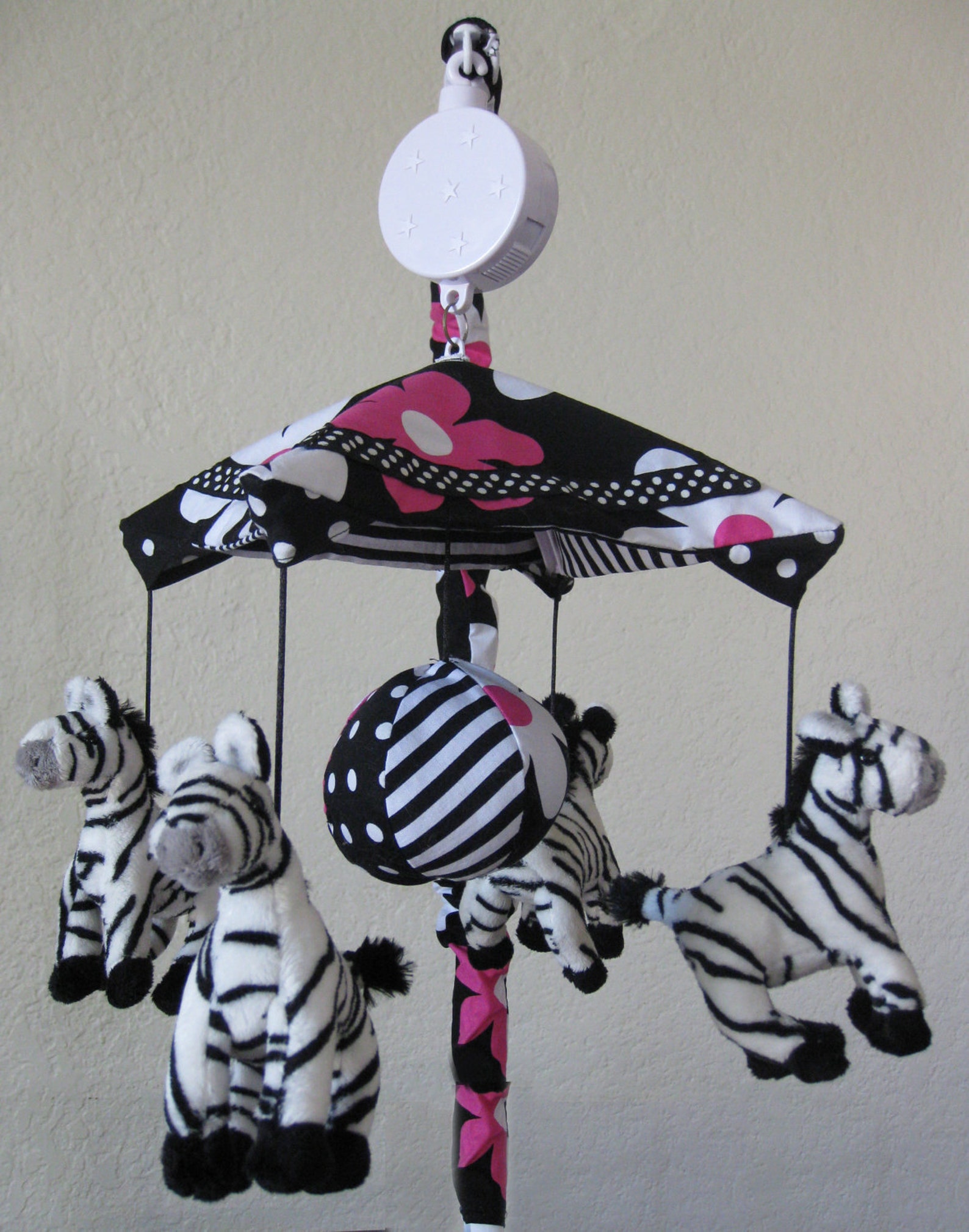 Zebra Zone Baby Crib Mobile (other Animals Available Too) - Etsy