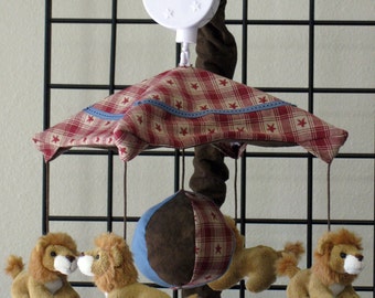 Little Lion Roar Crib Mobile (other animals available too) - 4 animals